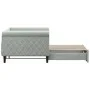Sofá cama nido terciopelo gris claro 90x190 cm de vidaXL, Camas y somieres - Ref: Foro24-3197784, Precio: 247,97 €, Descuento: %