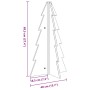 Árbol de Navidad de madera de adorno madera maciza pino 69,5 cm