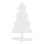 Árbol Navidad de adorno madera maciza pino blanco 80 cm