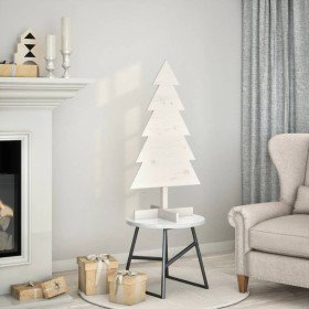 Árbol de Navidad de adorno madera maciza pino blanco 100 cm en Arboles de navidad | Comprar online en Foro24