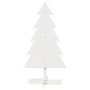 Árbol de Navidad de adorno madera maciza pino blanco 100 cm