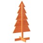 Árbol Navidad de adorno madera maciza pino marrón cera 100 cm en Arboles de navidad | Comprar online en Foro24