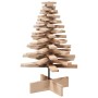 Árbol de Navidad de madera de adorno madera maciza pino 80 cm