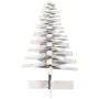 Árbol de Navidad de adorno madera maciza pino blanco 100 cm