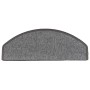 Felpudos para escaleras 15 unidades 65x24x4 cm Gris oscuro