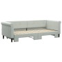 Ausziehbares Schlafsofa aus hellgrauem Samt, 80 x 200 cm von vidaXL, Betten und Lattenroste - Ref: Foro24-3197764, Preis: 250...