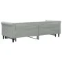 Ausziehbares Schlafsofa aus hellgrauem Samt, 80 x 200 cm von vidaXL, Betten und Lattenroste - Ref: Foro24-3197764, Preis: 246...