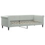 Ausziehbares Schlafsofa aus hellgrauem Samt, 80 x 200 cm von vidaXL, Betten und Lattenroste - Ref: Foro24-3197764, Preis: 250...