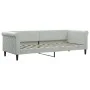 Ausziehbares Schlafsofa aus hellgrauem Samt, 80 x 200 cm von vidaXL, Betten und Lattenroste - Ref: Foro24-3197764, Preis: 246...