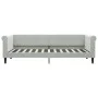 Ausziehbares Schlafsofa aus hellgrauem Samt, 80 x 200 cm von vidaXL, Betten und Lattenroste - Ref: Foro24-3197764, Preis: 246...