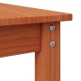 Mesa de Café Marrón cera 50 x 50 x 45 cm Madera maciza de pino