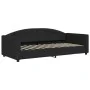 Trundle sofa bed with drawers black fabric 90x200 cm by vidaXL, Beds and slatted bases - Ref: Foro24-3197226, Price: 291,45 €...