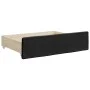 Trundle sofa bed with drawers black fabric 90x200 cm by vidaXL, Beds and slatted bases - Ref: Foro24-3197226, Price: 291,45 €...