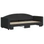 Black fabric trundle sofa bed 80x200 cm by vidaXL, Beds and slatted bases - Ref: Foro24-3197185, Price: 250,72 €, Discount: %