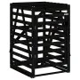 Quadruple trash can shed black pine wood by vidaXL, Waste container supports - Ref: Foro24-3157701, Price: 550,15 €, Discount: %