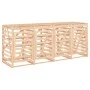 Quadruple trash can shed solid pine wood by vidaXL, Waste container supports - Ref: Foro24-3157697, Price: 461,16 €, Discount: %