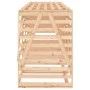 Quadruple trash can shed solid pine wood by vidaXL, Waste container supports - Ref: Foro24-3157697, Price: 461,16 €, Discount: %
