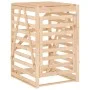 Quadruple trash can shed solid pine wood by vidaXL, Waste container supports - Ref: Foro24-3157697, Price: 461,16 €, Discount: %