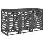 Triple shed for garbage bins, solid gray pine wood by vidaXL, Waste container supports - Ref: Foro24-3157693, Price: 431,92 €...