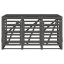 Triple shed for garbage bins, solid gray pine wood by vidaXL, Waste container supports - Ref: Foro24-3157693, Price: 431,92 €...