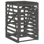 Double shed for garbage bins made of solid gray pine wood by vidaXL, Waste container supports - Ref: Foro24-3157687, Price: 3...