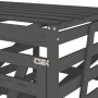 Double shed for garbage bins made of solid gray pine wood by vidaXL, Waste container supports - Ref: Foro24-3157687, Price: 3...