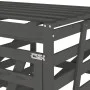 Double shed for garbage bins made of solid gray pine wood by vidaXL, Waste container supports - Ref: Foro24-3157687, Price: 3...