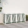 Quadruple shed for white pine wood trash bins by vidaXL, Waste container supports - Ref: Foro24-3157698, Price: 551,03 €, Dis...