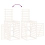 Quadruple shed for white pine wood trash bins by vidaXL, Waste container supports - Ref: Foro24-3157698, Price: 558,17 €, Dis...