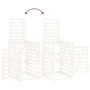 Quadruple shed for white pine wood trash bins by vidaXL, Waste container supports - Ref: Foro24-3157698, Price: 551,03 €, Dis...