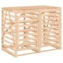Double shed for solid pine wood trash bins by vidaXL, Waste container supports - Ref: Foro24-3157685, Price: 253,50 €, Discou...