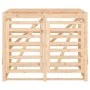 Double shed for solid pine wood trash bins by vidaXL, Waste container supports - Ref: Foro24-3157685, Price: 253,50 €, Discou...