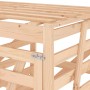 Double shed for solid pine wood trash bins by vidaXL, Waste container supports - Ref: Foro24-3157685, Price: 256,91 €, Discou...