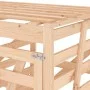 Double shed for solid pine wood trash bins by vidaXL, Waste container supports - Ref: Foro24-3157685, Price: 253,50 €, Discou...