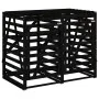 Double shed for garbage cans solid black pine wood by vidaXL, Waste container supports - Ref: Foro24-3157689, Price: 302,10 €...