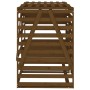 Double Garbage Bin Shed Honey Brown Pine Wood by vidaXL, Waste container supports - Ref: Foro24-3157688, Price: 305,85 €, Dis...