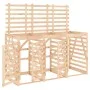 Triple shed for solid pine wood garbage bins by vidaXL, Waste container supports - Ref: Foro24-3157691, Price: 357,56 €, Disc...