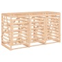 Triple shed for solid pine wood garbage bins by vidaXL, Waste container supports - Ref: Foro24-3157691, Price: 362,27 €, Disc...