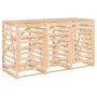 Triple shed for solid pine wood garbage bins by vidaXL, Waste container supports - Ref: Foro24-3157691, Price: 357,56 €, Disc...