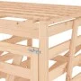 Triple shed for solid pine wood garbage bins by vidaXL, Waste container supports - Ref: Foro24-3157691, Price: 357,56 €, Disc...