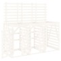Triple shed for garbage cans solid white pine wood by vidaXL, Waste container supports - Ref: Foro24-3157692, Price: 432,25 €...