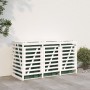 Triple shed for garbage cans solid white pine wood by vidaXL, Waste container supports - Ref: Foro24-3157692, Price: 432,25 €...