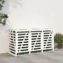 Triple shed for garbage cans solid white pine wood by vidaXL, Waste container supports - Ref: Foro24-3157692, Price: 427,48 €...