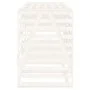Triple shed for garbage cans solid white pine wood by vidaXL, Waste container supports - Ref: Foro24-3157692, Price: 427,48 €...