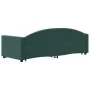 Sofá cama nido con cajones terciopelo verde oscuro 80x200 cm de vidaXL, Camas y somieres - Ref: Foro24-3197344, Precio: 282,2...