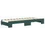 Sofá cama nido con cajones terciopelo verde oscuro 80x200 cm de vidaXL, Camas y somieres - Ref: Foro24-3197344, Precio: 282,2...