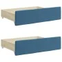 Sofá cama nido con cajones terciopelo azul 80x200 cm de vidaXL, Camas y somieres - Ref: Foro24-3197341, Precio: 279,16 €, Des...