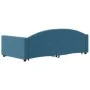 Trundle sofa bed with drawers blue velvet 90x200 cm by vidaXL, Beds and slatted bases - Ref: Foro24-3197348, Price: 291,11 €,...