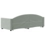 Trundle sofa bed with drawers light gray velvet 80x200 cm by vidaXL, Beds and slatted bases - Ref: Foro24-3197342, Price: 288...