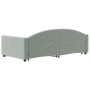 Sofá cama nido con cajones terciopelo gris claro 90x200 cm de vidaXL, Camas y somieres - Ref: Foro24-3197349, Precio: 279,22 ...